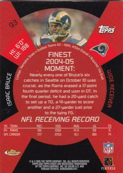 2005 Finest #93 Isaac Bruce Back