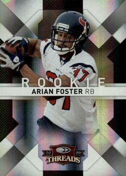 2009 Donruss Threads - Silver Holofoil #107 Arian Foster Front