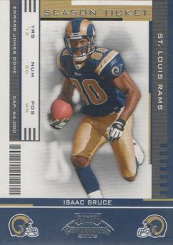 2005 Playoff Contenders #88 Isaac Bruce Front