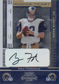 2005 Playoff Contenders #167 Ryan Fitzpatrick Front