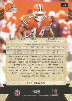 2005 Playoff Honors #23 Lee Suggs Back
