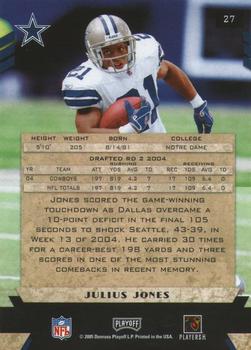 2005 Playoff Honors #27 Julius Jones Back