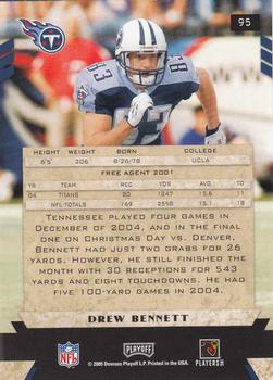 2005 Playoff Honors #95 Drew Bennett Back
