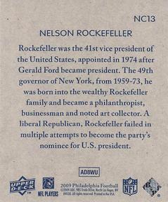 2009 Philadelphia - National Chicle #NC13 Nelson Rockefeller Back