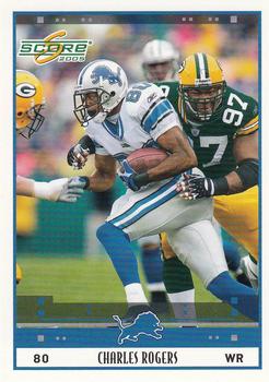 2005 Score #92 Charles Rogers Front