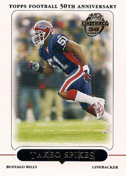 2005 Topps #131 Takeo Spikes Front