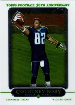 2005 Topps Chrome #189 Courtney Roby Front