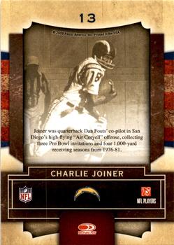 2009 Playoff Contenders - Legendary Contenders #13 Charlie Joiner Back