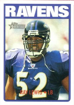 2005 Topps Heritage #8 Ray Lewis Front