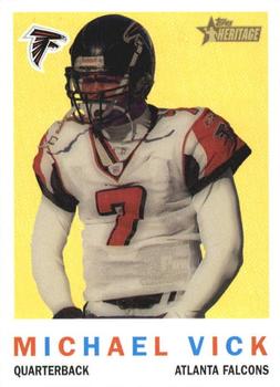 2005 Topps Heritage #10 Michael Vick Front