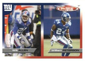 2005 Topps Total #26 Will Peterson / Will Allen Front