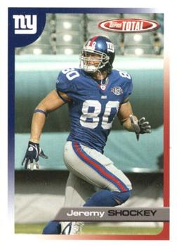 2005 Topps Total #67 Jeremy Shockey Front