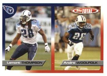 2005 Topps Total #143 Andre Woolfolk / Lamont Thompson Front