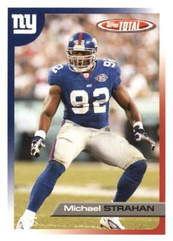 2005 Topps Total #177 Michael Strahan Front