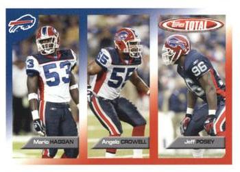 2005 Topps Total #435 Mario Haggan / Jeff Posey / Angelo Crowell Front