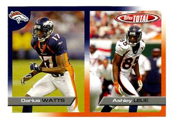 2005 Topps Total #112 Darius Watts / Ashley Lelie Front