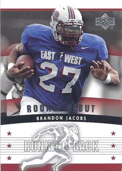 2005 Upper Deck Rookie Debut #192 Brandon Jacobs Front