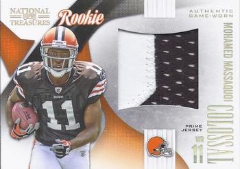 2009 Playoff National Treasures - Rookie Colossal Materials Prime #32 Mohamed Massaquoi Front