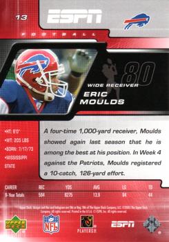 2005 Upper Deck ESPN #13 Eric Moulds Back