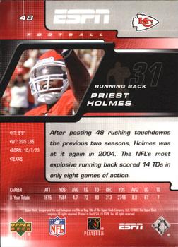2005 Upper Deck ESPN #48 Priest Holmes Back