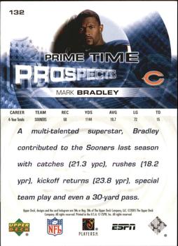 2005 Upper Deck ESPN #132 Mark Bradley Back