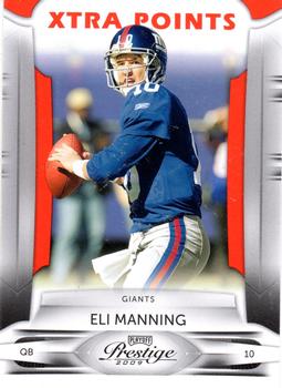 2009 Playoff Prestige - Xtra Points Red #63 Eli Manning Front