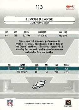 2006 Leaf Certified Materials #113 Jevon Kearse Back