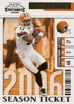 2006 Playoff Contenders #23 Braylon Edwards Front