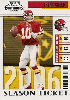 2006 Playoff Contenders #51 Trent Green Front
