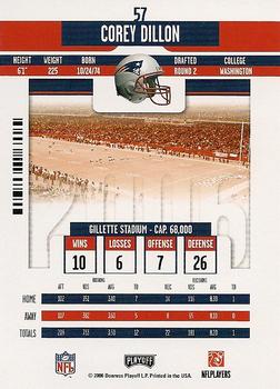 2006 Playoff Contenders #57 Corey Dillon Back