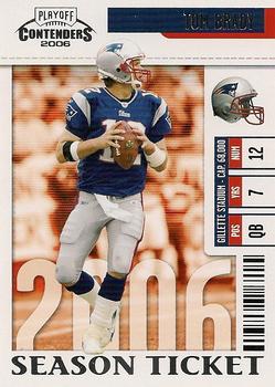 2006 Playoff Contenders #59 Tom Brady Front