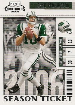 2006 Playoff Contenders #67 Chad Pennington Front