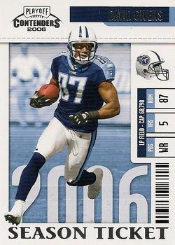 2006 Playoff Contenders #96 David Givens Front