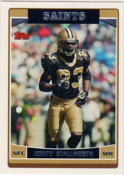 2006 Topps #41 Donte Stallworth Front
