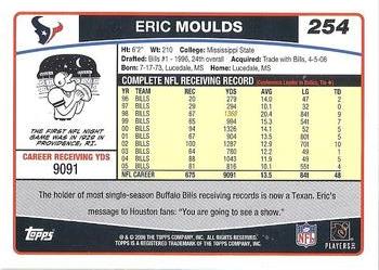 2006 Topps #254 Eric Moulds Back