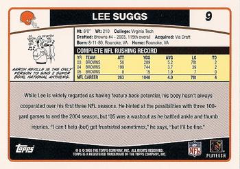 2006 Topps #9 Lee Suggs Back