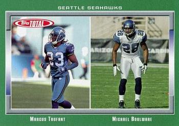 2006 Topps Total #34 Marcus Trufant / Michael Boulware Front