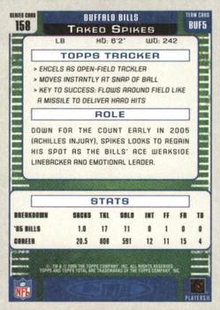 2006 Topps Total #158 Takeo Spikes Back