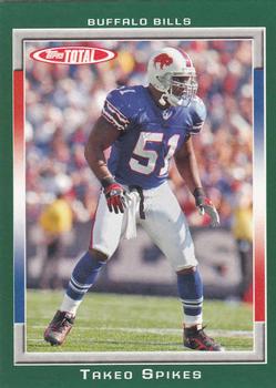2006 Topps Total #158 Takeo Spikes Front