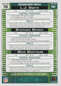 2006 Topps Total #218 L.J. Smith / Mike Bartrum / Stephen Spach Back