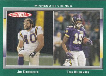 2006 Topps Total #345 Troy Williamson / Jim Kleinsasser Front