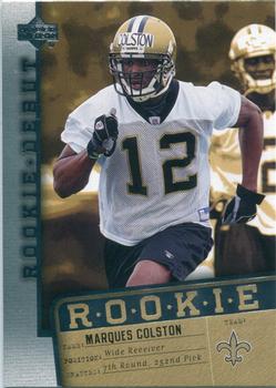 2006 Upper Deck Rookie Debut #162 Marques Colston Front