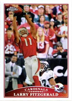 2009 Topps Chrome - Refractors #TC83 Larry Fitzgerald Front