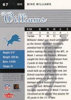 2006 Ultra #67 Mike Williams Back