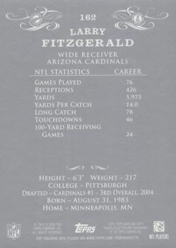 2009 Topps Mayo - Silver #162 Larry Fitzgerald Back
