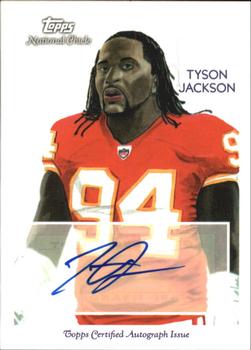 2009 Topps National Chicle - Autographs #NCA-TJ Tyson Jackson Front