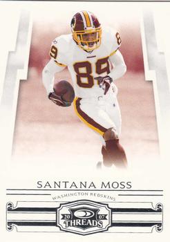 2007 Donruss Threads #56 Santana Moss Front