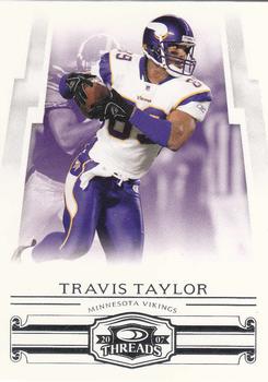 2007 Donruss Threads #100 Travis Taylor Front