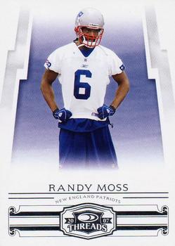 2007 Donruss Threads #111 Randy Moss Front