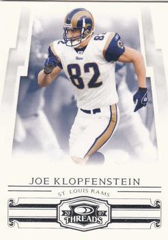 2007 Donruss Threads #135 Joe Klopfenstein Front